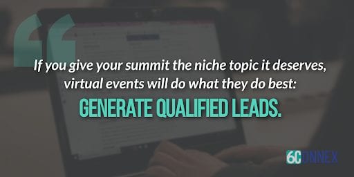 virtual event software helps generate leads