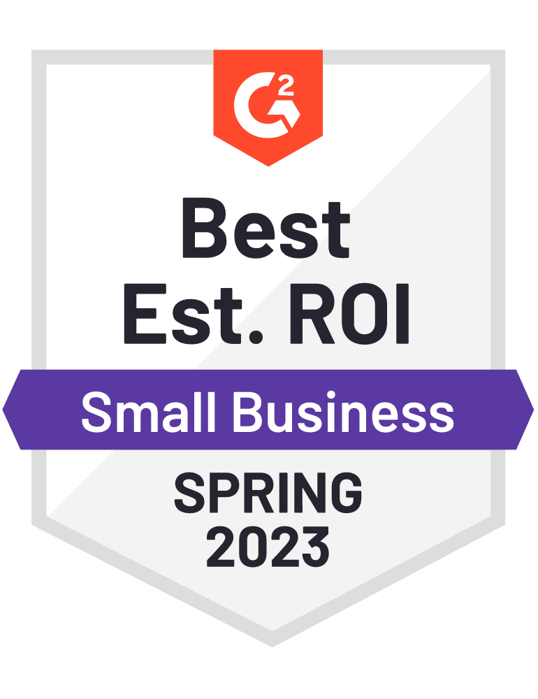 G2 2023 Spring Best Support Small Business badge