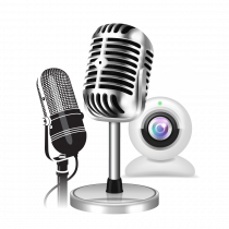 Virtual production services helps with webcam, microphone, and audio setup