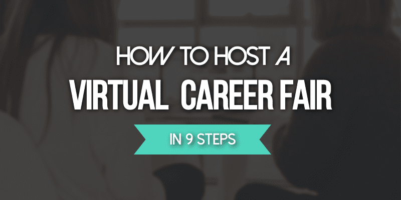 host a virtual career fair