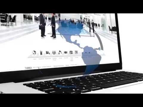 computer screen with virtual event