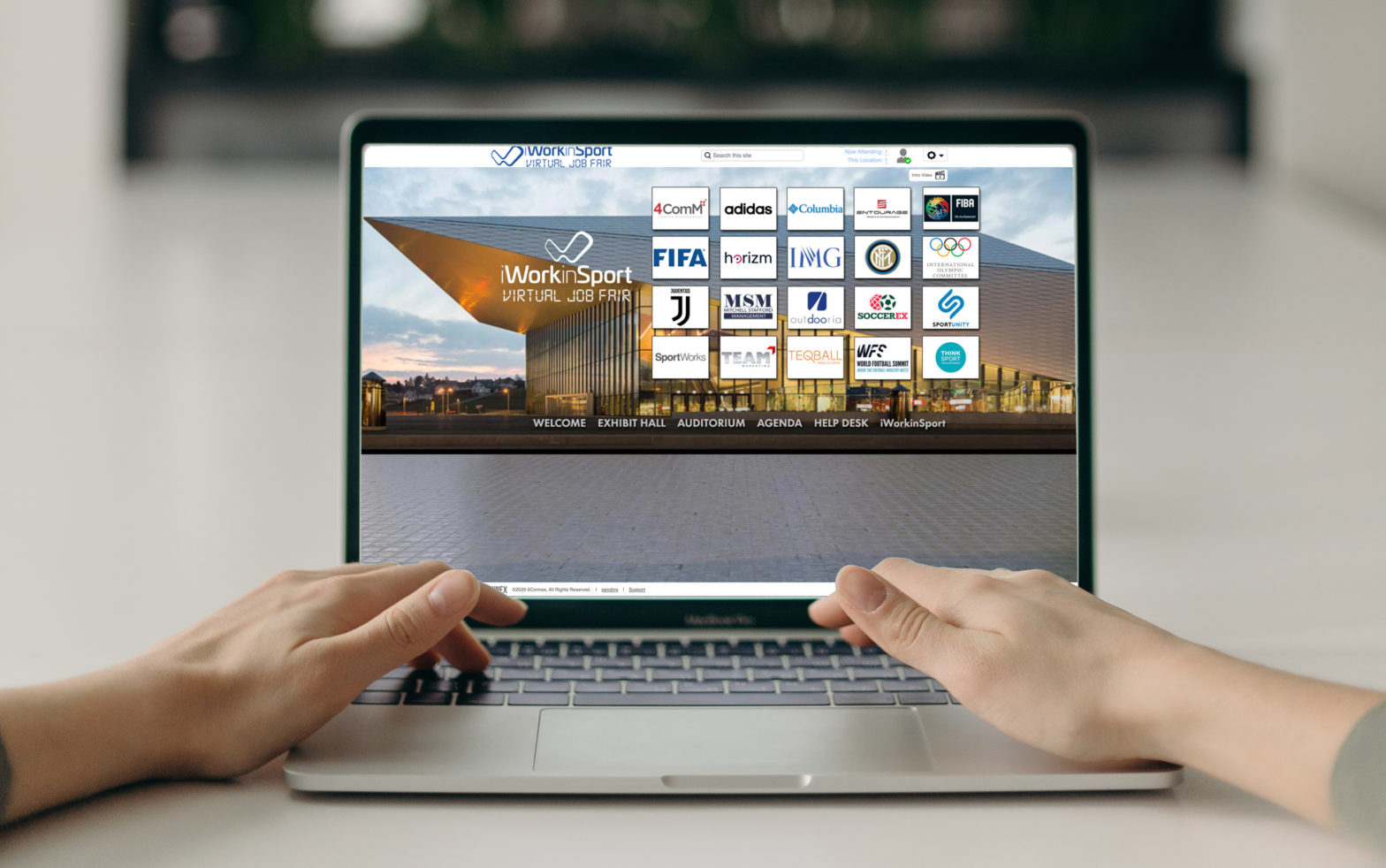 iWorkinSport Virtual Lobby